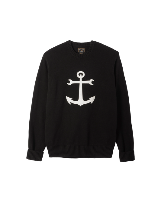 Dark Seas Men's Spanner Sweater Black Sweater