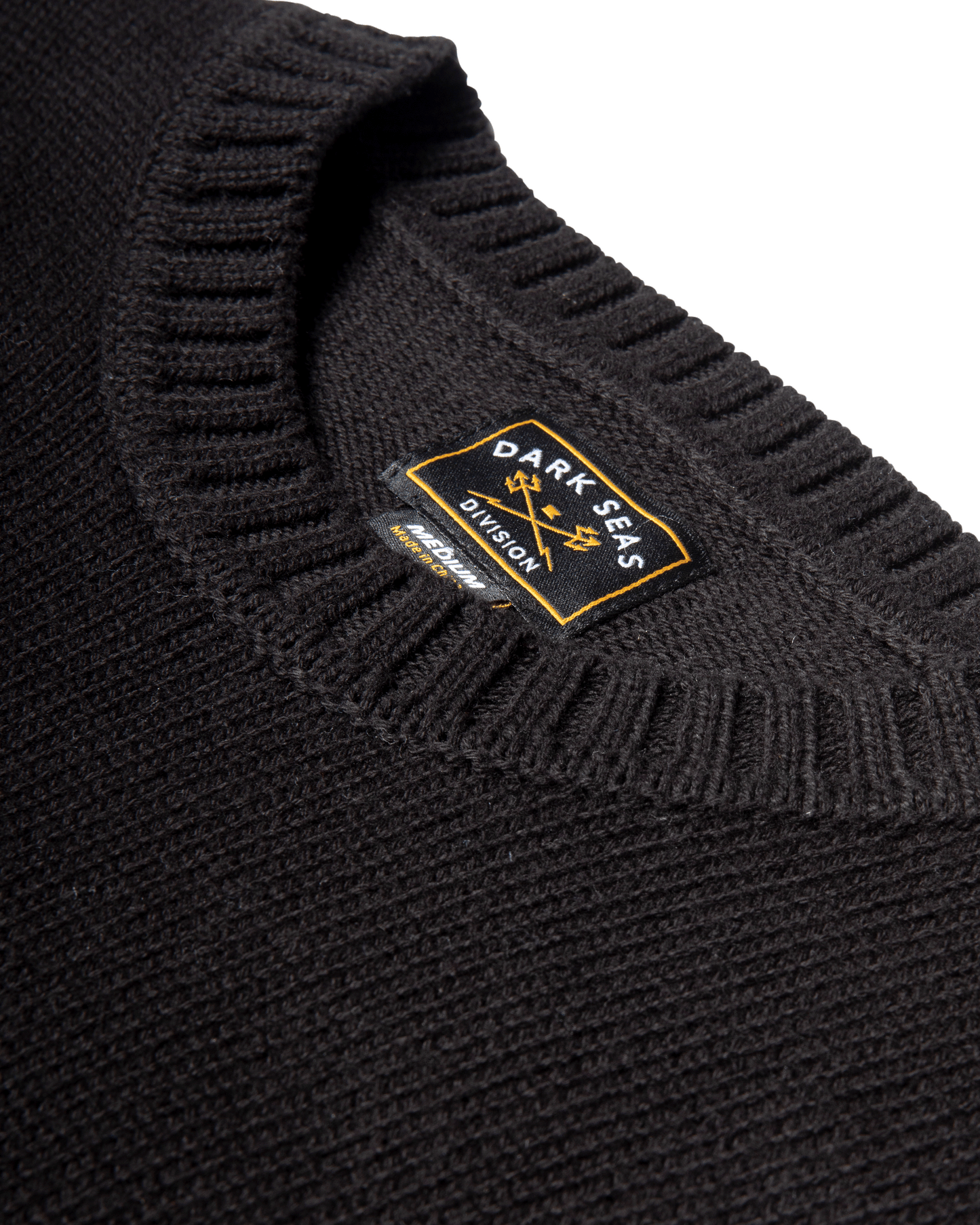 Dark Seas Men's Spanner Sweater Black Sweater