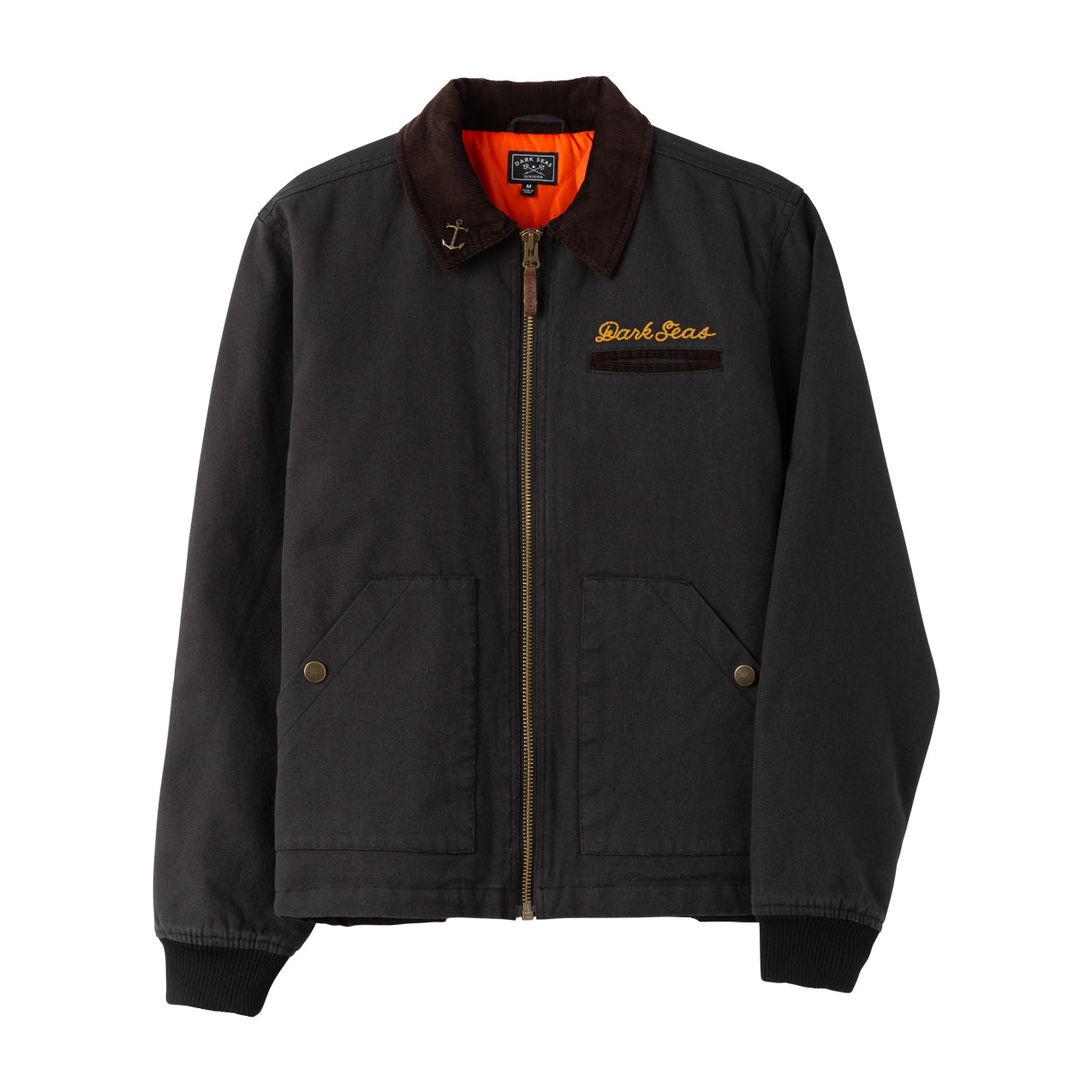 Dark Seas Men's Transport-Jacket Black Jackets