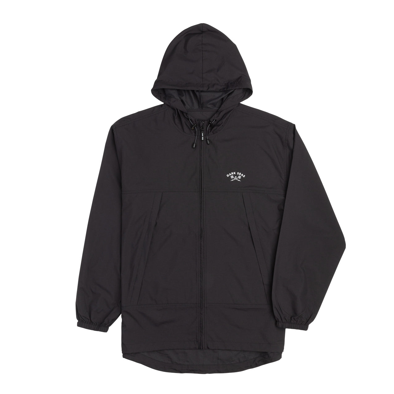 Dark Seas Men's Rogue Windbreakers Black Jackets