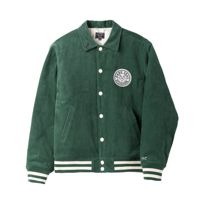 Dark Seas Men's Varsity-Jacket Green Jackets