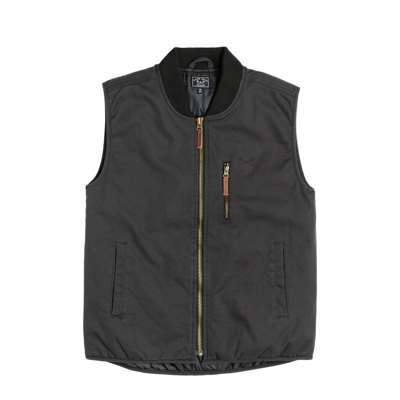 Dark Seas Men's Seamus Vests Black Jackets