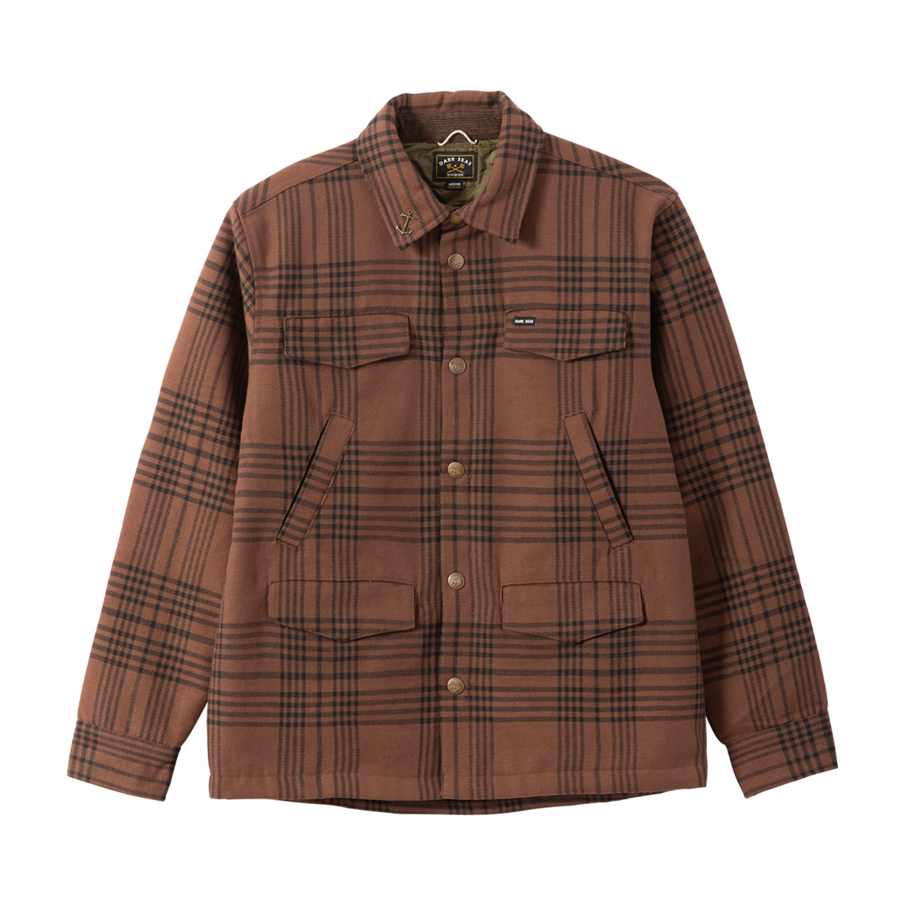 Dark Seas Men's Zilker Hw Shirt Brown Jackets