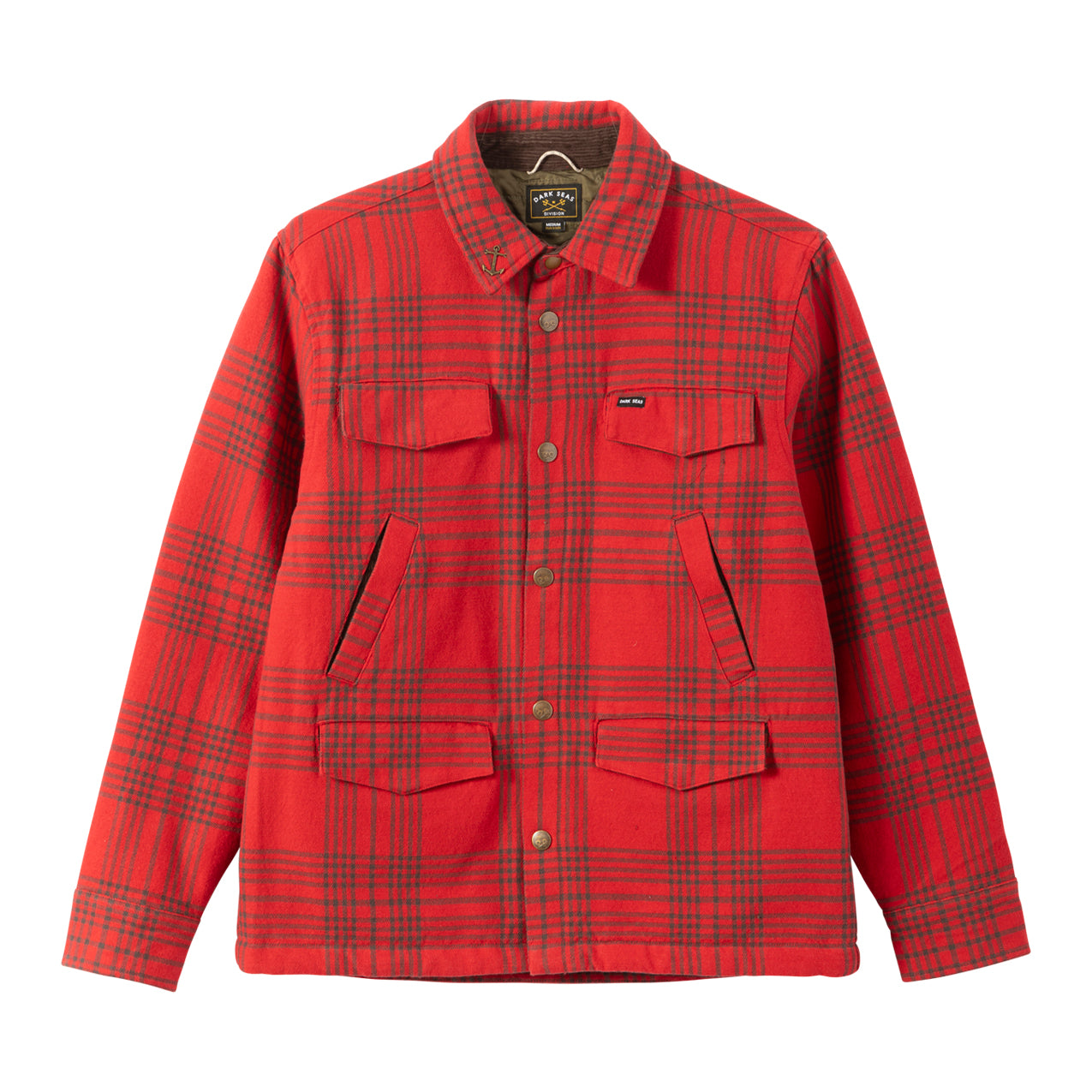 Dark Seas Men's Zilker Hw Shirt Red Jackets