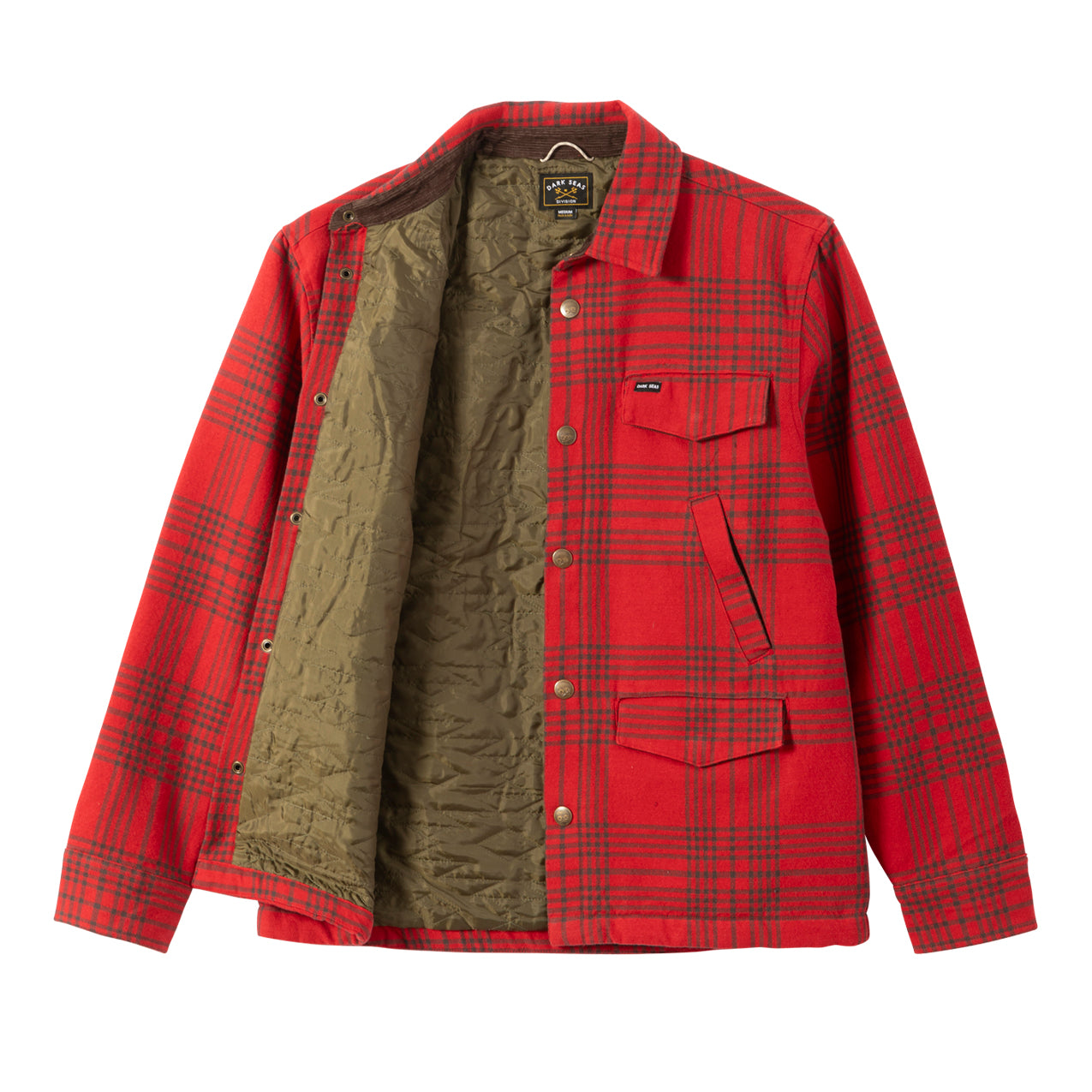 Dark Seas Men's Zilker Hw Shirt Red Jackets