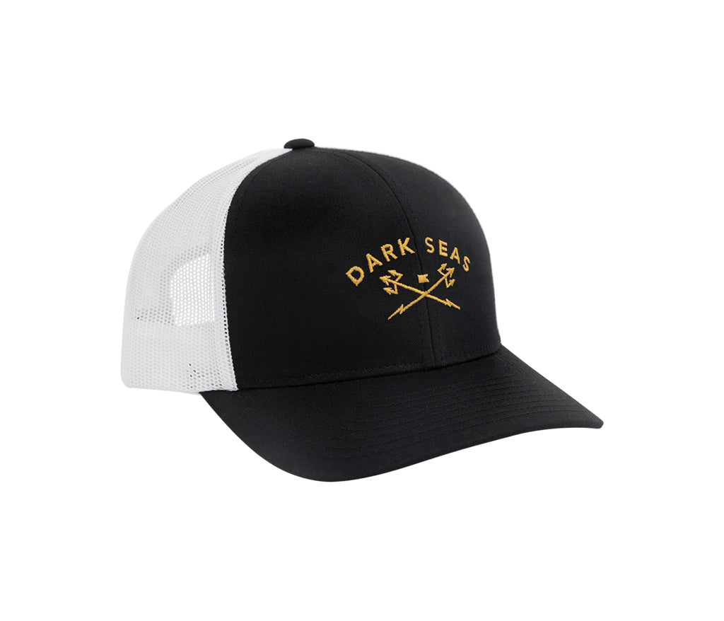 Dark Seas Men's Murre Hat Black White Hats