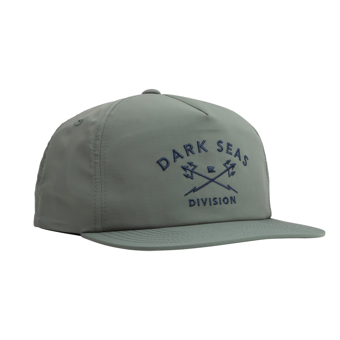 Dark Seas Men's Tridents Nylon Hat Green Hats