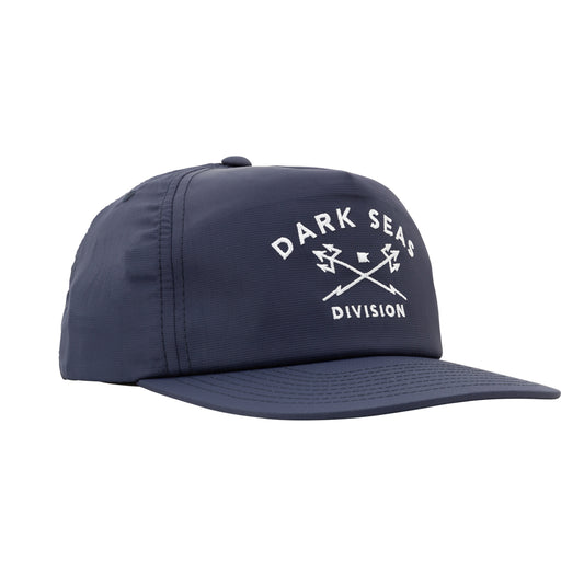 Dark Seas Men's Tridents Nylon Hat Navy Hats