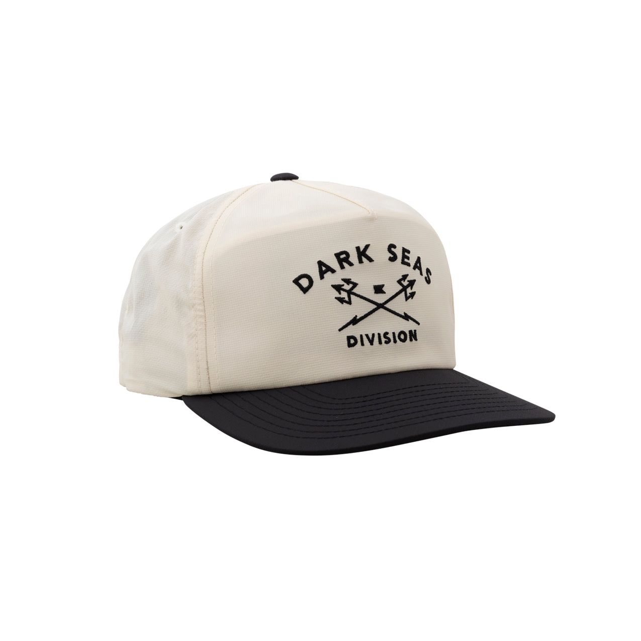 Dark Seas Men's Tridents Nylon Hat White Black Hats