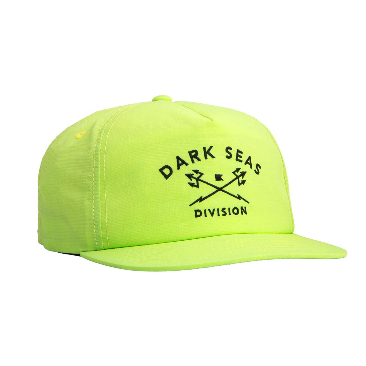Dark Seas Men's Tridents Nylon Hat High Vis Yellow Hats