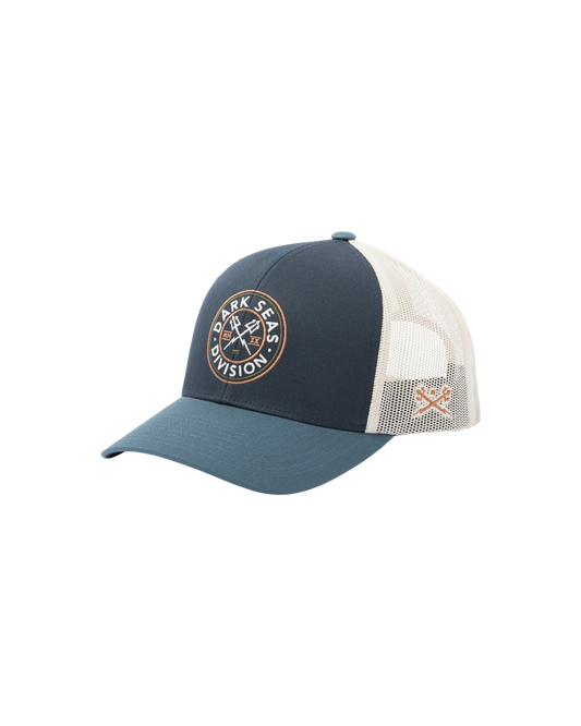 Dark Seas Men's Navigation Hat Navy Blue Hats