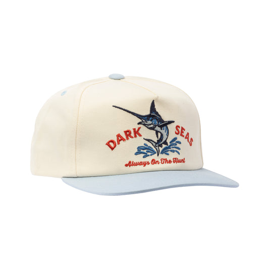 Dark Seas Men's Vapor Hat White Light Blue Hats