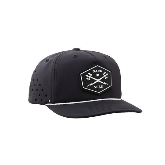 Dark Seas Men's Prog Tech Hat Black Hats