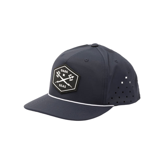 Dark Seas Men's Prog Tech Hat Navy Hats