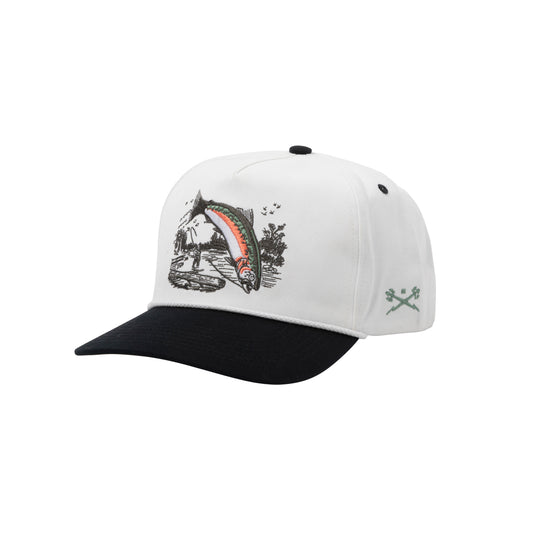 Dark Seas Men's Redband Hat Off White Black Hats