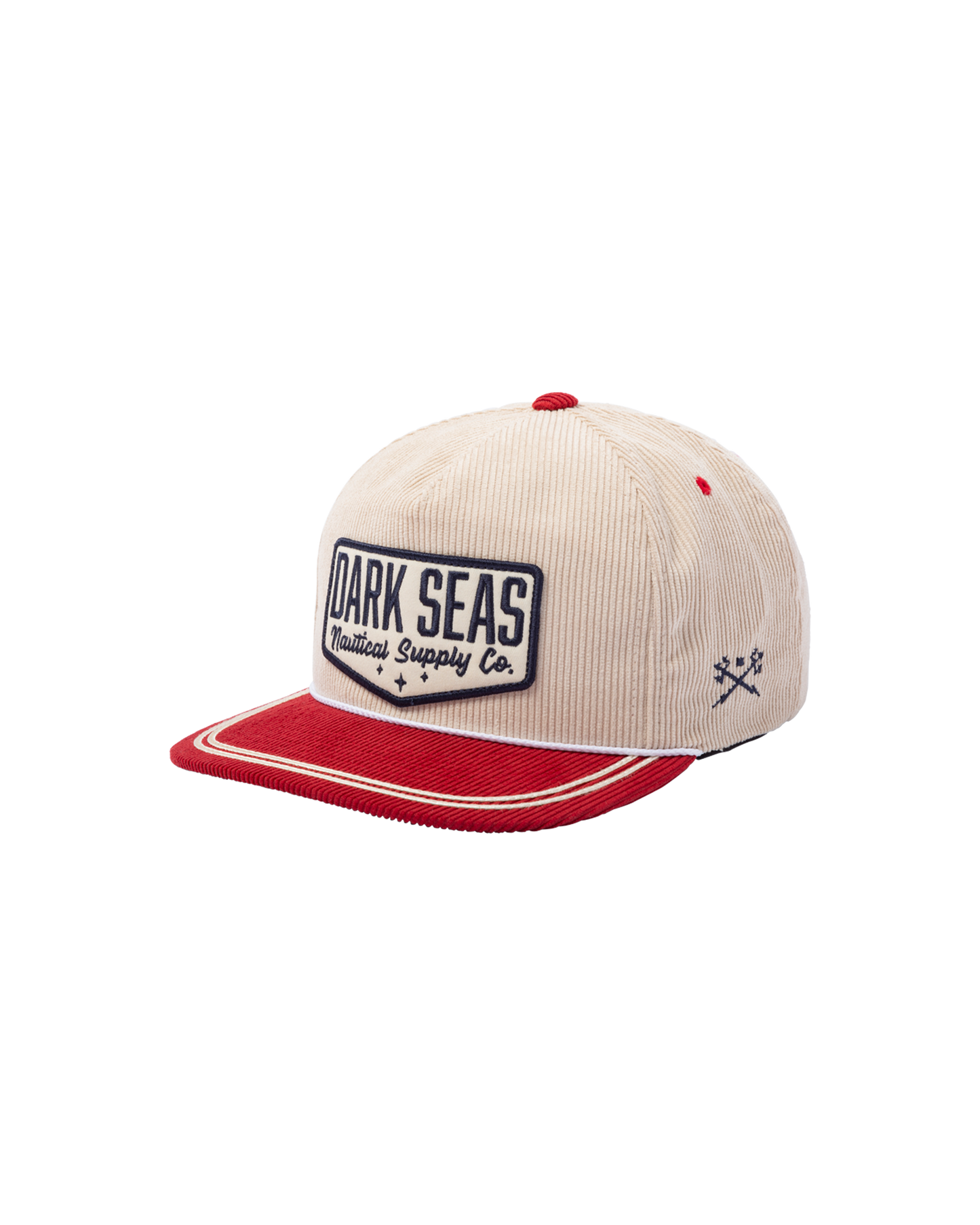 Dark Seas Men's Saddleback Hat Antique Red Hats