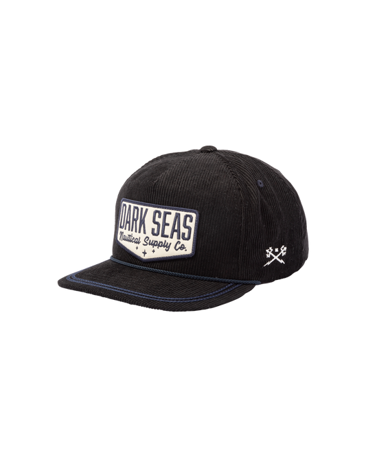 Dark Seas Men's Saddleback Hat Black Hats