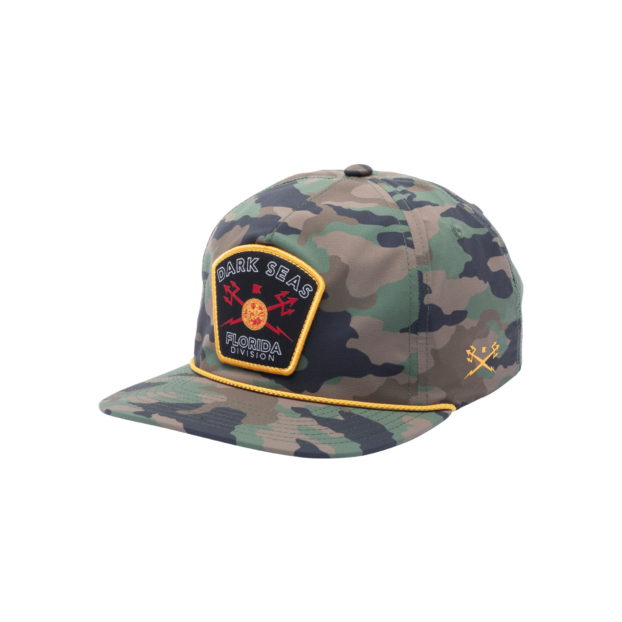 Dark Seas Men's Headmaster Florida-Hat Camo Hats