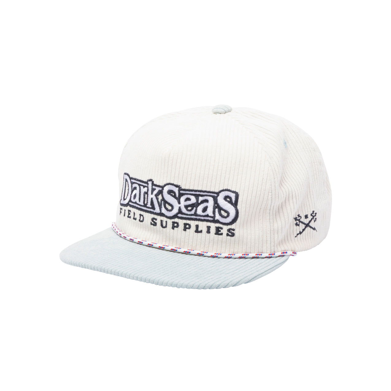 Dark Seas Men's Supplier-Hat Off White Aqua Hats