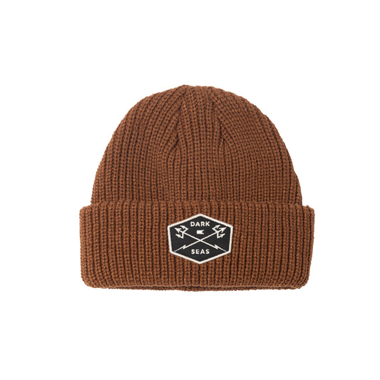 Dark Seas Men's Progressive Beanie Brown Hats