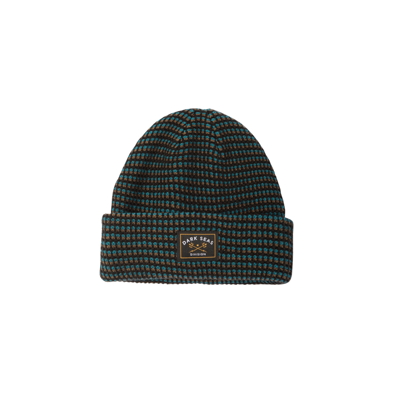 Dark Seas Men's Bateman Beanie Black Teal Hats