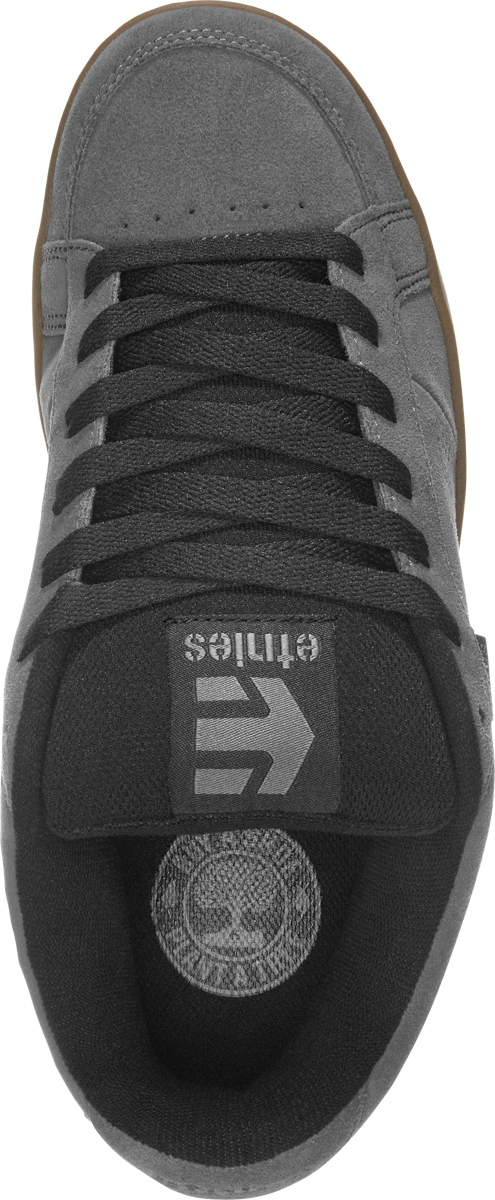Etnies Mens Kingpin Grey Black Gum Shoes
