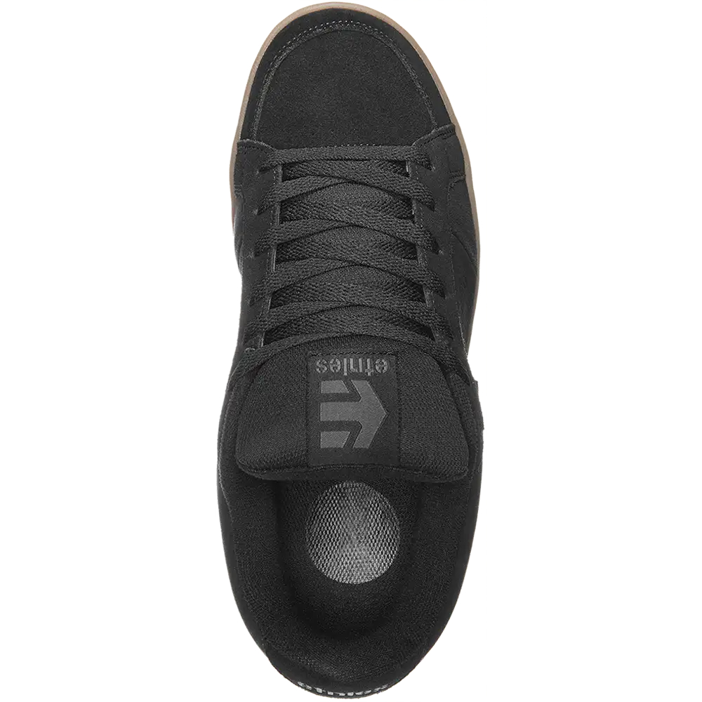 Etnies Mens Kingpin Black Dark Grey Gum Shoes