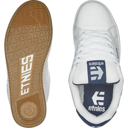 Etnies Men's Fader White/White/Navy Shoes