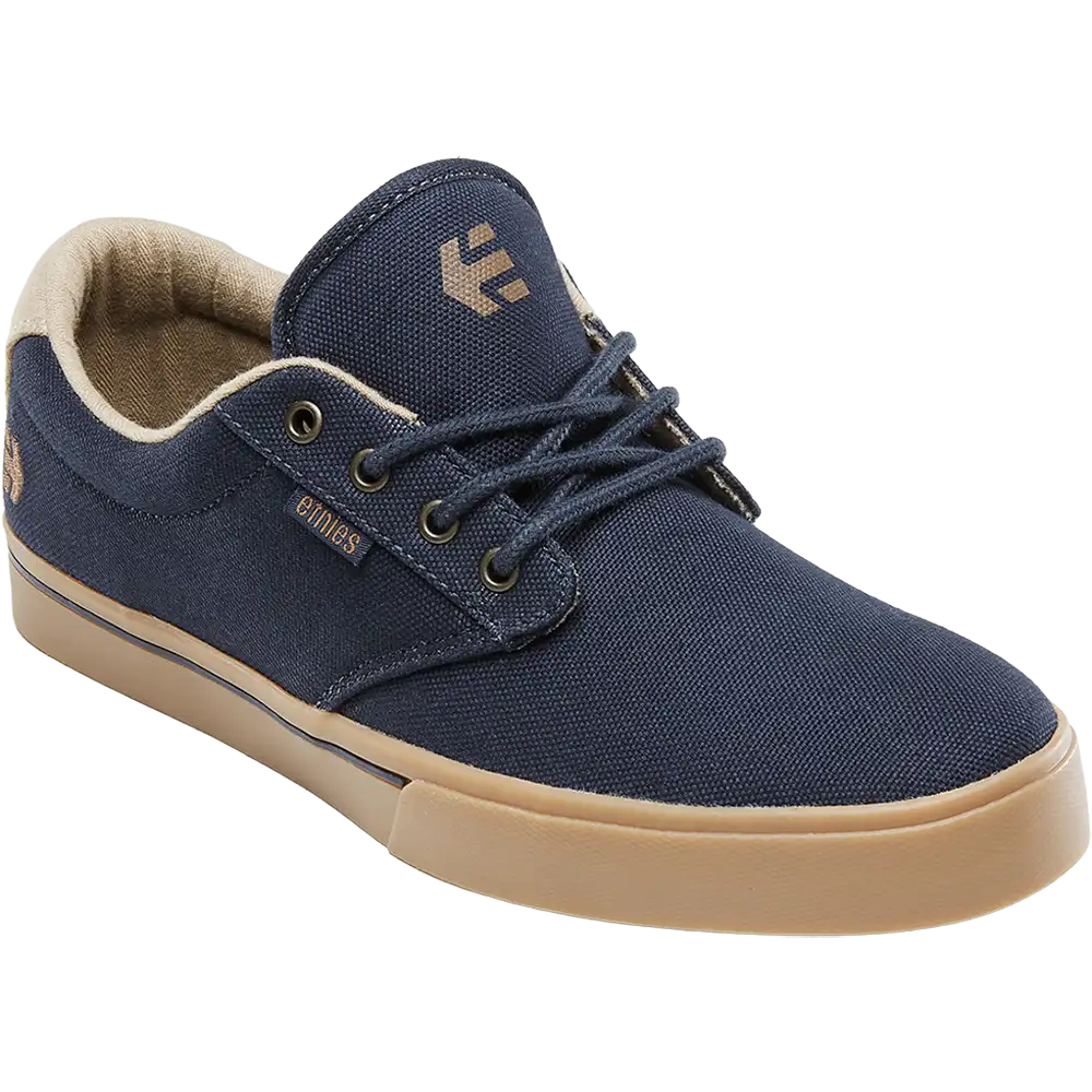 Etnies Mens Jameson 2 Eco Navy Gum Gold Shoes