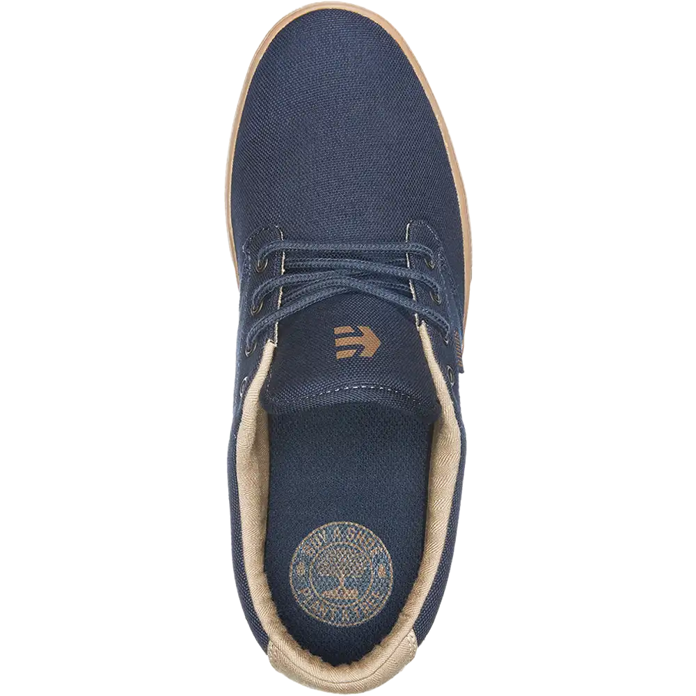 Etnies Mens Jameson 2 Eco Navy Gum Gold Shoes