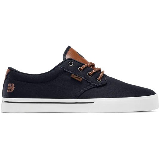 Etnies Mens Jameson 2 Eco Navy Tan White Shoes