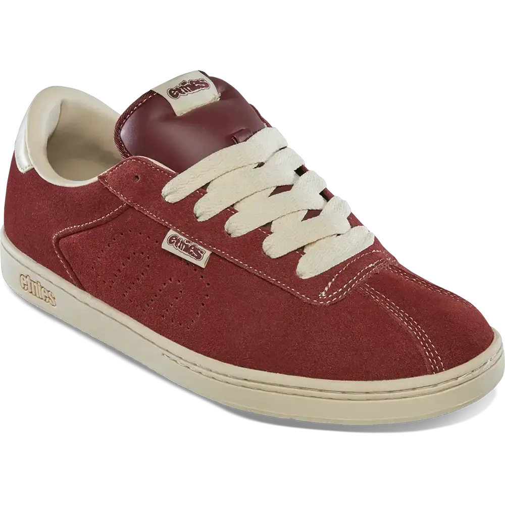 Etnies Men's Scam Burgundy/Tan Shoes