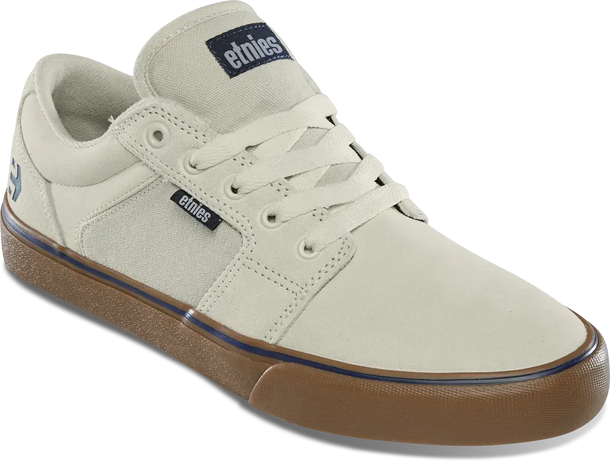 Etnies Men's Barge Ls White/Navy Shoes
