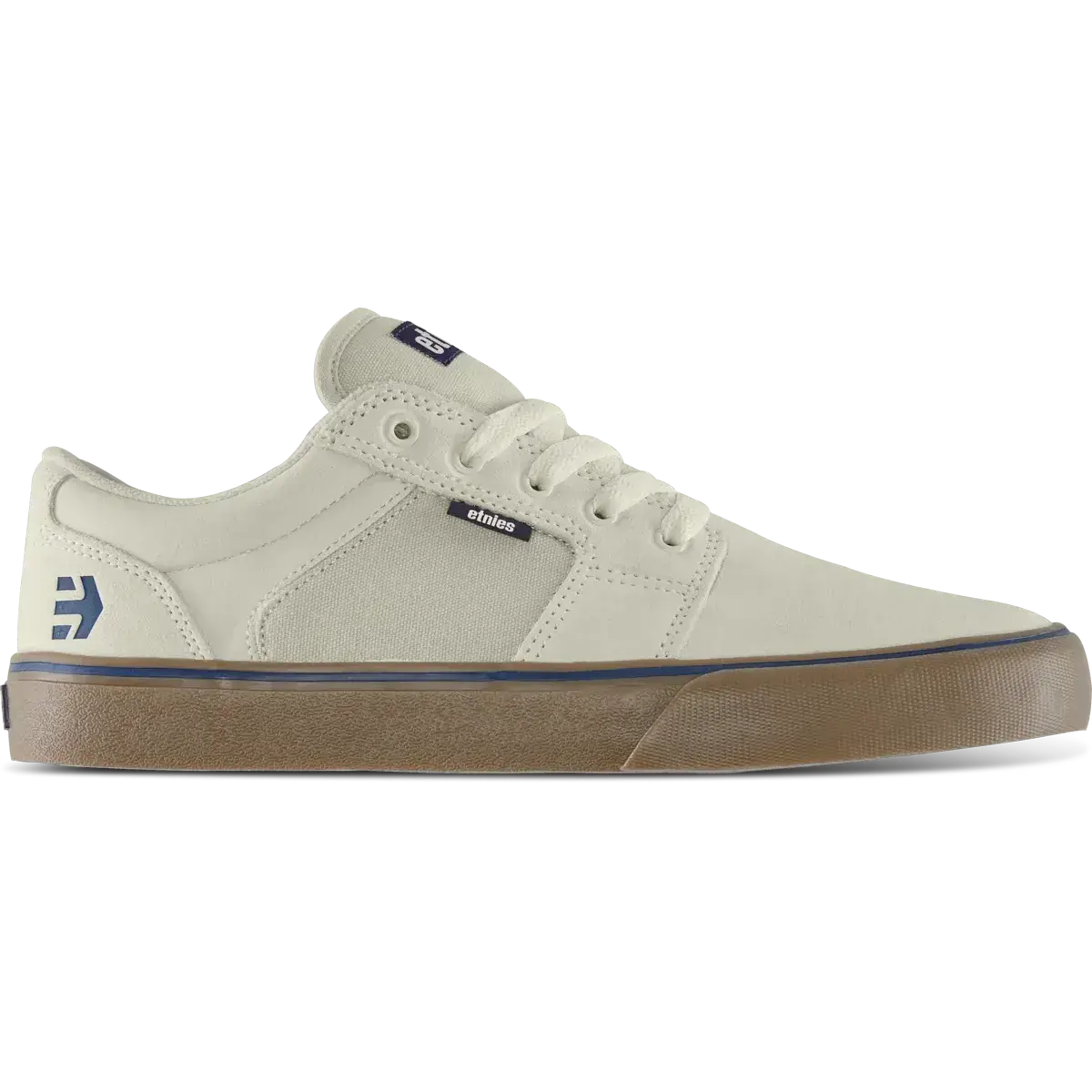 Etnies Men's Barge Ls White/Navy Shoes
