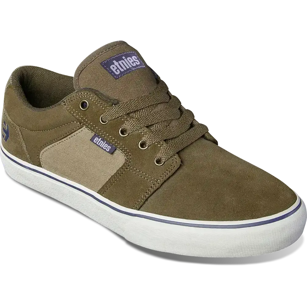 Etnies Men's Barge Ls Brown/Tan/Blue Shoes