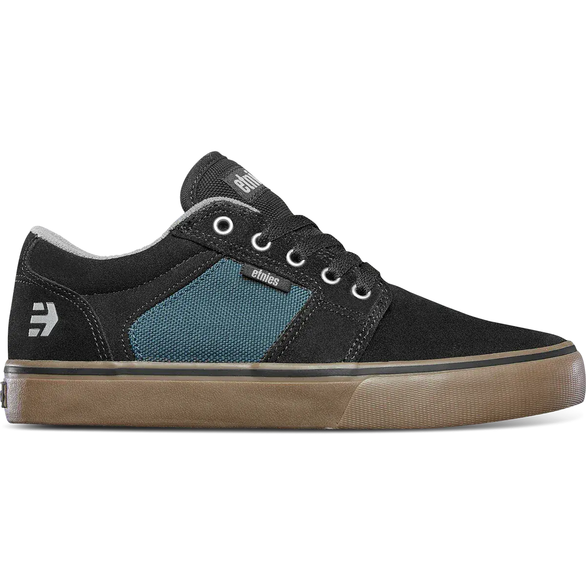Etnies Men's Barge Ls Black/Teal Shoes