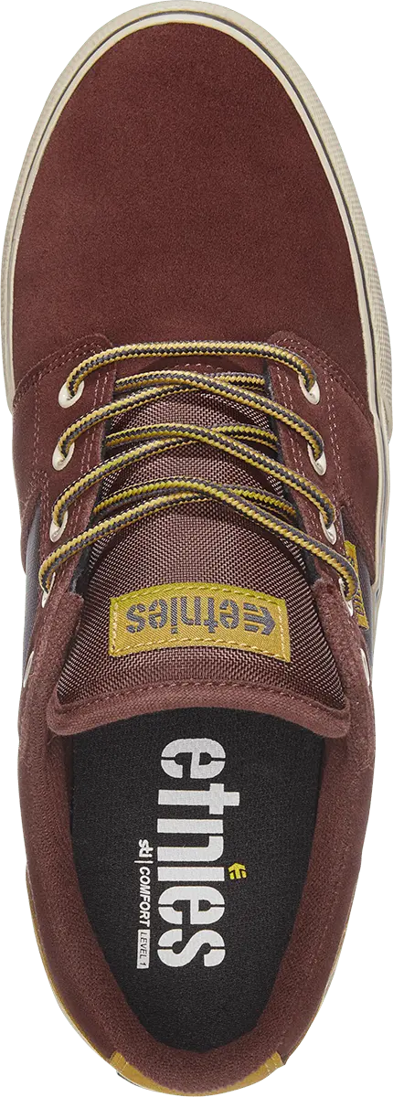 Etnies Men's Barge Ls Burgundy/Brown Shoes
