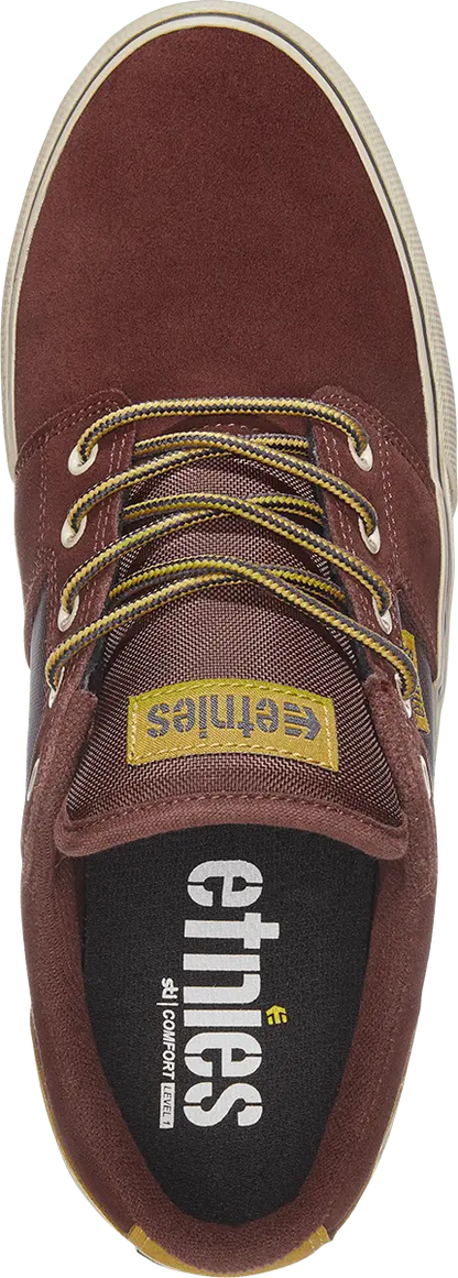 Etnies Men's Barge Ls Burgundy/Brown Shoes