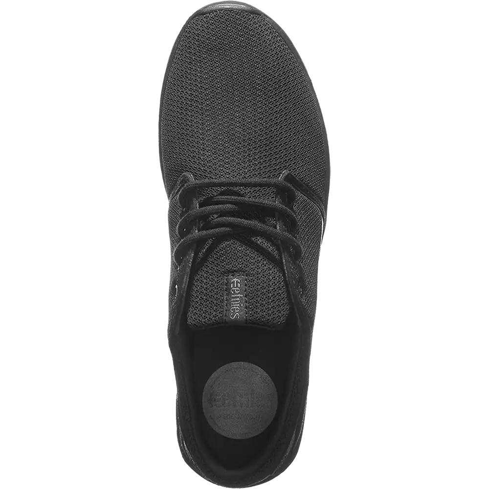 Etnies Mens Scout Black Black Gum Shoes