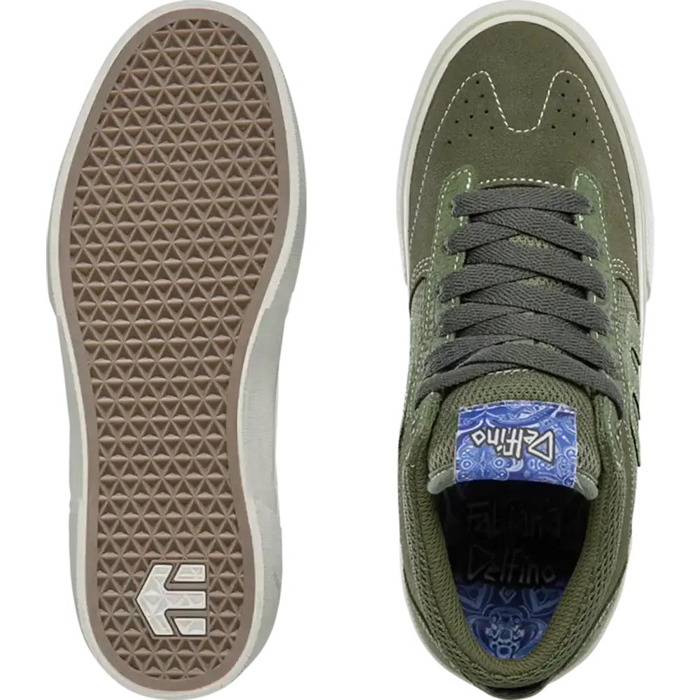 Etnies Men's Windrow Vulc Mid X Fabiana Delfino Green Shoes