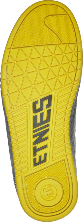 Etnies Mens Snake Grey Grey Yellow Shoes