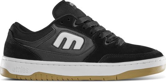 Etnies Mens Loot Black White Shoes