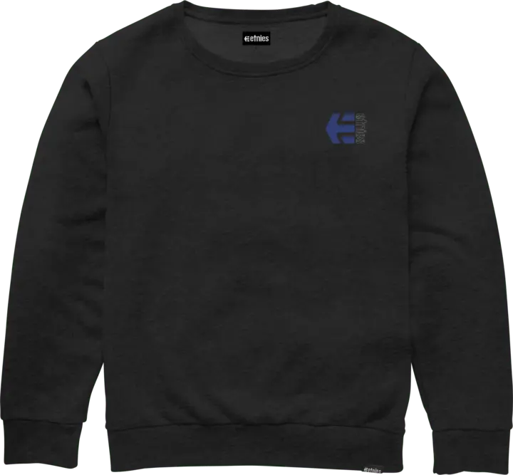 Etnies Men's Corp Combo Crewneck Black/Blue/White Sweatshirt