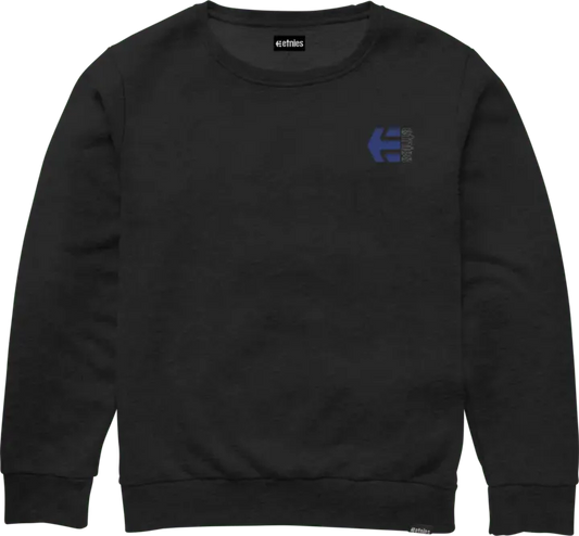 Etnies Men's Corp Combo Crewneck Black/Blue/White Sweatshirt