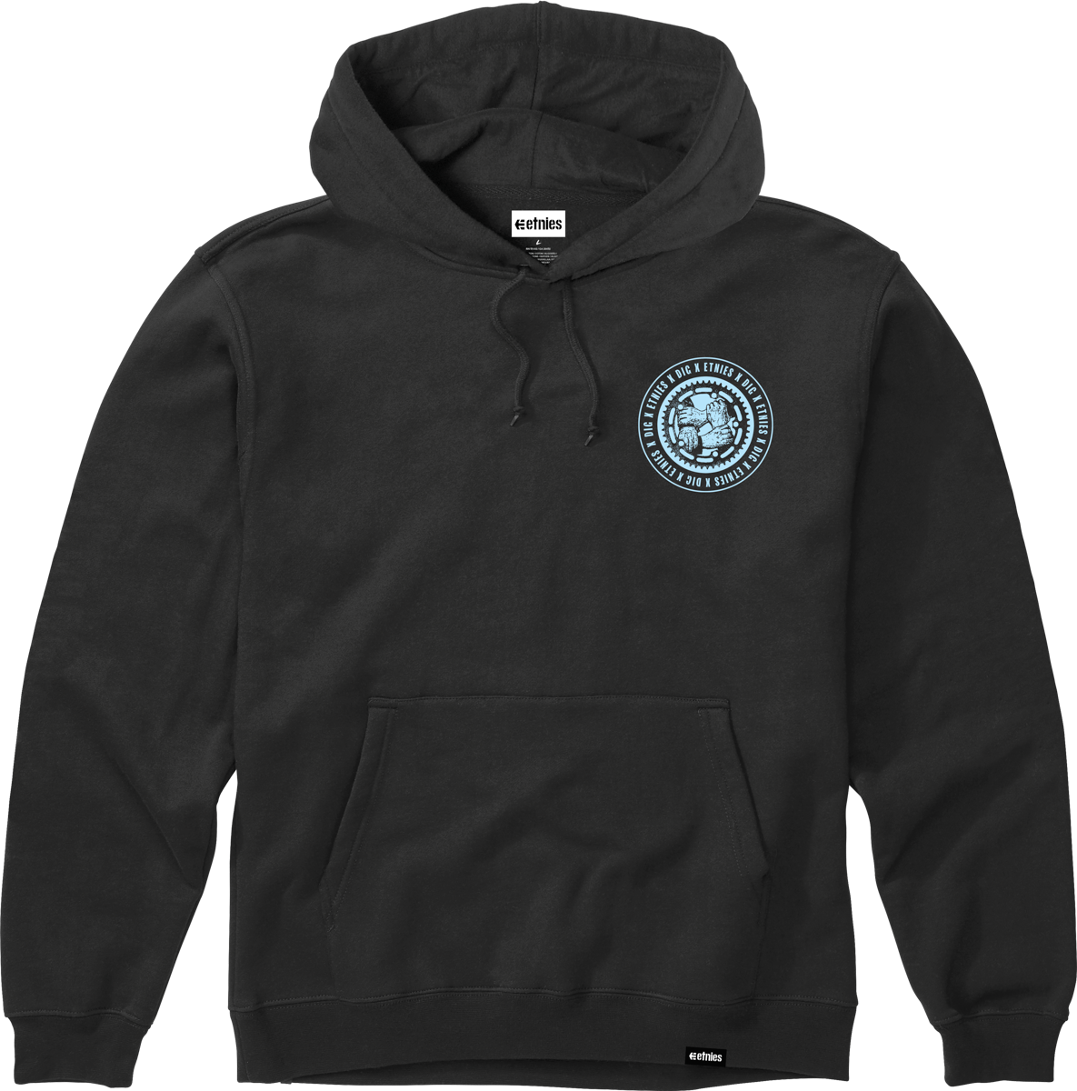 Etnies Mens Dig Pullover Black T-Shirt