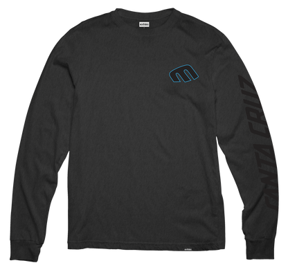 Etnies Mens Santa Cruz Screaming Hand L/S Tee Charcoal Heather T-Shirt
