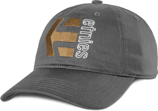 Etnies Mens Corp Combo Snapback Charcoal Hat