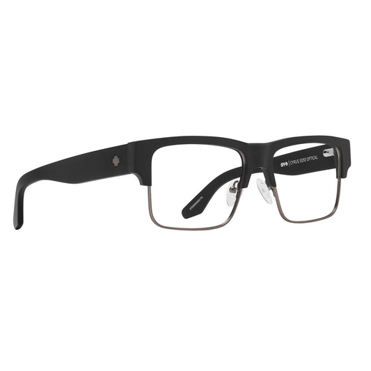 Spy Optics Eyeglass Frames Men's Cyrus 5050 Optical 58 Matte Black Matte Dark Gunmetal Eyeglasses