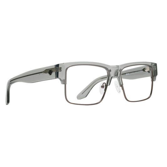 Spy Optics Eyeglass Frames Men's Cyrus 5050 Optical 60 Crystal Smoke Matte Dark Gunmetal Eyeglasses
