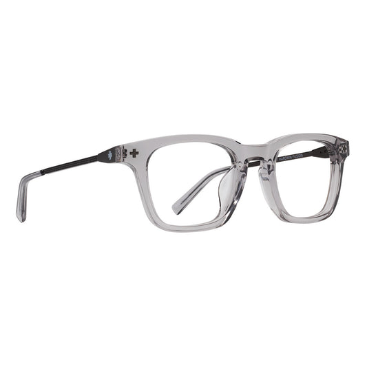 Spy Optics Eyeglass Frames Men's Hardwin Fusion 50 Crystal Smoke Matte Dark Gunmetal Eyeglasses